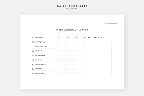 Download Daily Checklist | School Checklist - School Collection