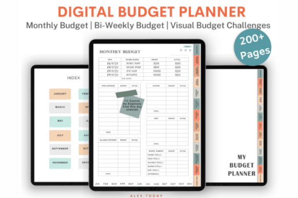 Download Digital Budget Planner,Financial Planner - Premium Resources