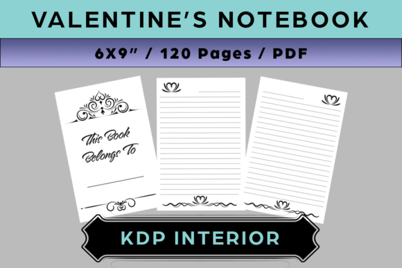 Download Valentine's Notebook Interior - Notebook Collection