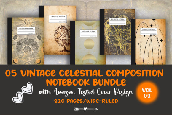 Download Celestial Composition Notebook Bundle - Notebook Collection