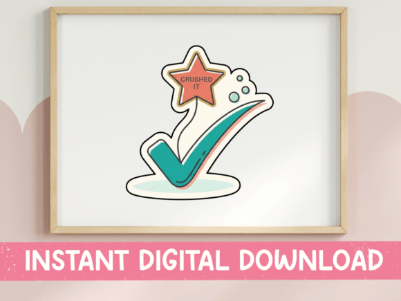 Download Crushed It Shooting Star Check - Premium Resources
