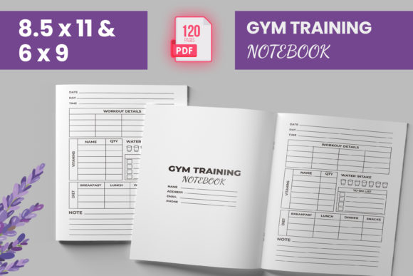 Download Gym Training Notebook (KDP Interior) - Notebook Collection